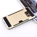Wholesale Galaxy Note FE / Note Fan Edition / Note 7 Credit Card Armor Case (Champagne Gold)